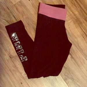 Victoria Secret Pink bling yogas